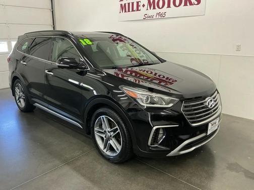 Black 2018 Hyundai SANTA FE Limited Ultimate