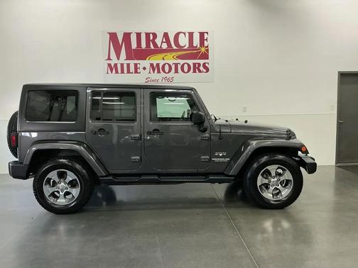 Gray 2017 Jeep Wrangler Unlimited Sahara