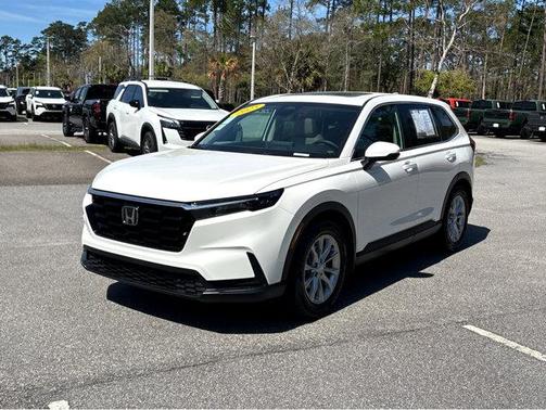 Platinum White Pearl 2025 Honda CR-V EX-L 2WD