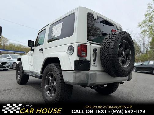 White 2014 Jeep Wrangler Sahara