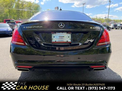 Black 2015 Mercedes-Benz S-Class S 550 4MATIC