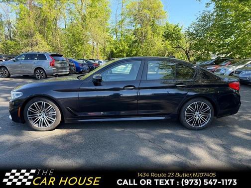 Blue 2017 BMW 540 i xDrive