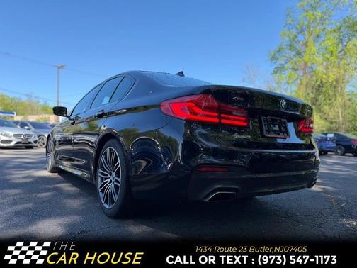 Blue 2017 BMW 540 i xDrive