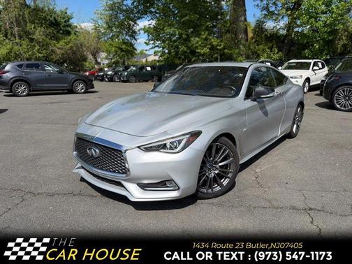 Silver 2018 INFINITI Q60 3.0t LUXE