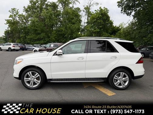 White 2015 Mercedes-Benz M-Class ML 350 4MATIC