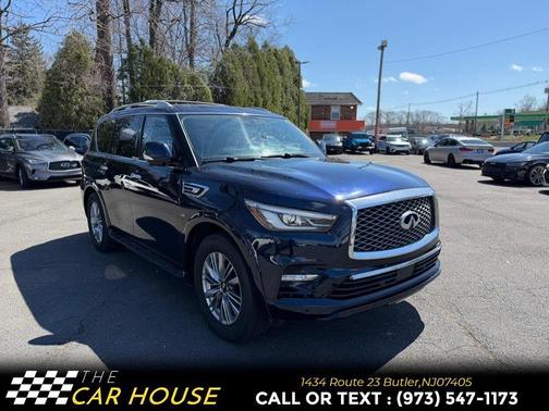 Blue 2019 INFINITI QX80 Luxe