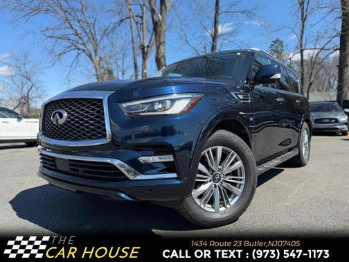 Blue 2019 INFINITI QX80 Luxe