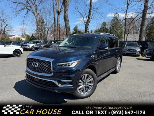 Blue 2019 INFINITI QX80 Luxe