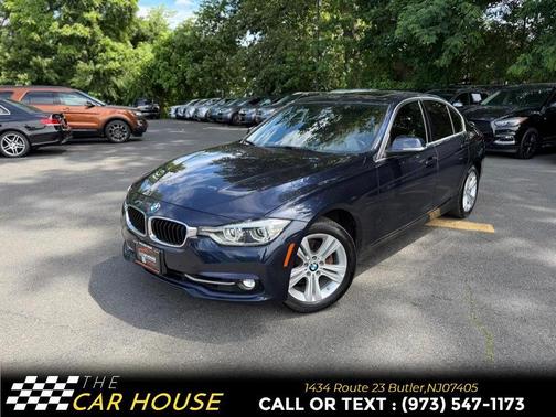 Blue 2017 BMW 330 i xDrive