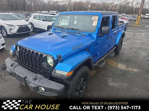 Blue 2021 Jeep Gladiator Sport