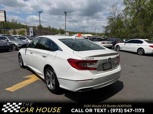 White 2018 Honda Accord EX-L