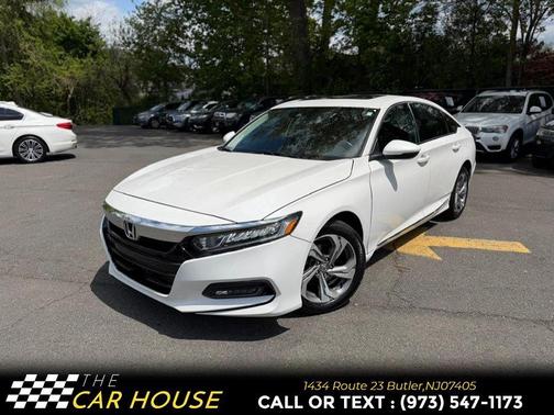 White 2018 Honda Accord EX-L