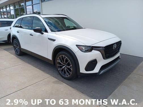 Rhodium White Premium 2025 Mazda CX-70 PHEV Premium Plus Package SUV