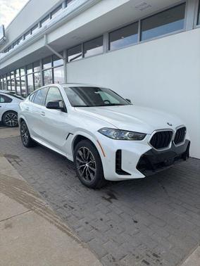 Mineral White Metallic 2026 BMW X6 M60i SUV