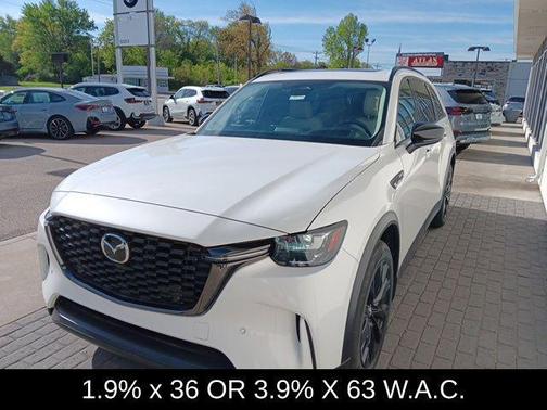 Rhodium White Premium 2025 Mazda CX-90 PHEV Premium