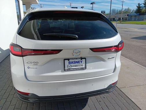Rhodium White Premium 2025 Mazda CX-90 PHEV Premium Sport