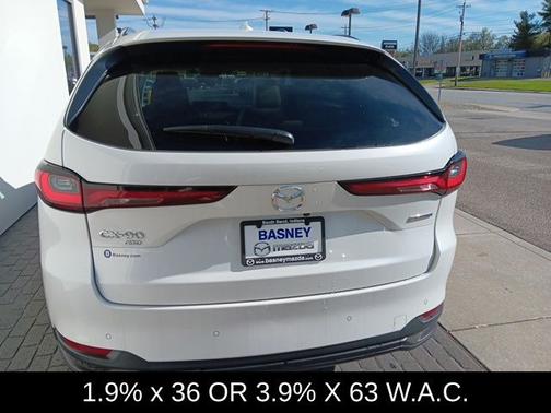 Rhodium White Premium 2025 Mazda CX-90 PHEV Premium