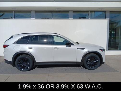 Rhodium White Premium 2025 Mazda CX-90 PHEV Premium
