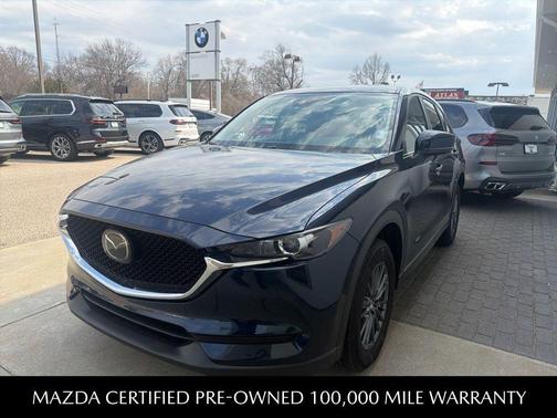 Deep Crystal Blue Mica 2021 Mazda CX-5 Touring