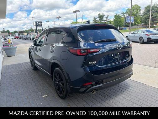 Deep Crystal Blue Mica 2024 Mazda CX-5 2.5 Turbo Premium