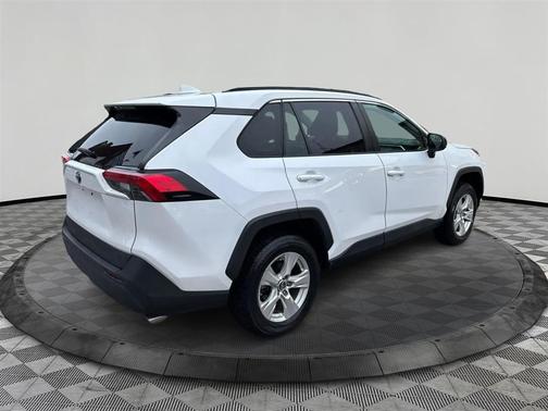 Super White 2021 Toyota RAV4 Hybrid LE