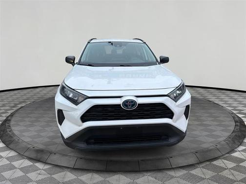 Super White 2021 Toyota RAV4 Hybrid LE