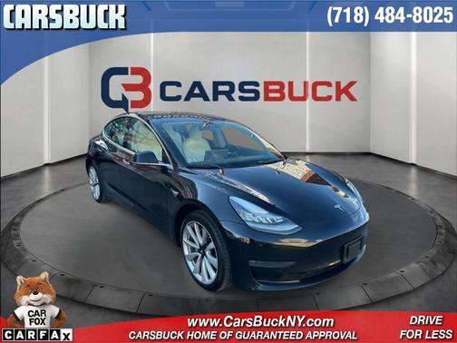 Solid Black 2019 Tesla Model 3 Standard Range Plus