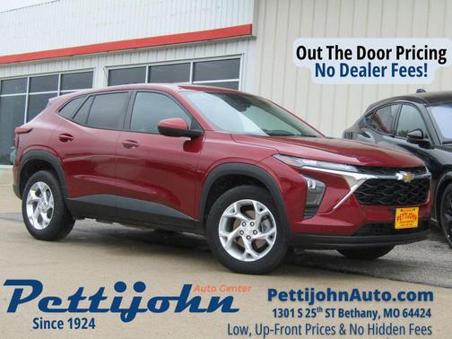 Crimson Metallic 2024 Chevrolet Trax LS