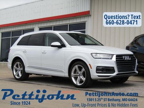 Glacier White Metallic 2019 Audi Q7 55 Prestige