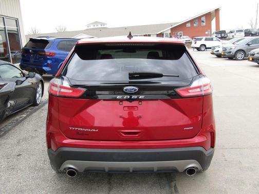 Red Metallic 2024 Ford Edge Titanium