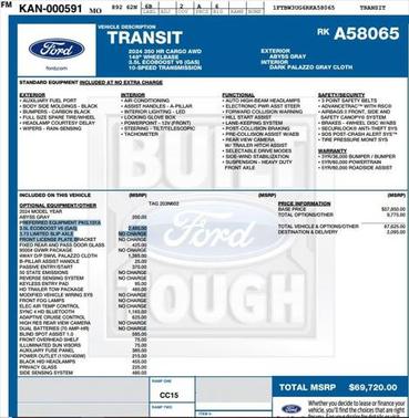 2024 Ford Transit-350 Base