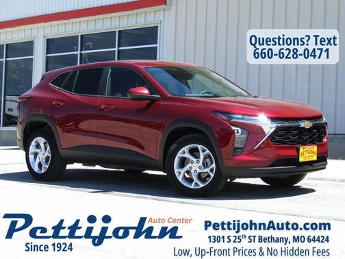 Crimson Metallic 2024 Chevrolet Trax LS