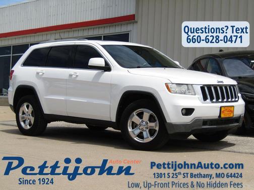 Bright White Clearcoat 2013 Jeep Grand Cherokee Laredo