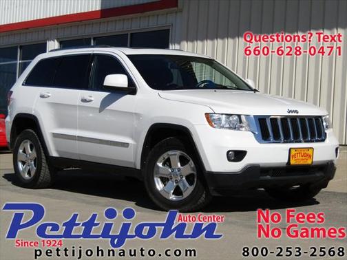 Bright White Clearcoat 2013 Jeep Grand Cherokee Laredo