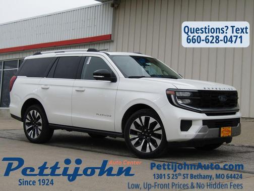 White 2026 Ford Expedition Platinum