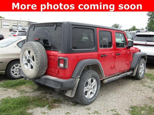 Firecracker Red Clearcoat 2022 Jeep Wrangler Unlimited Sport
