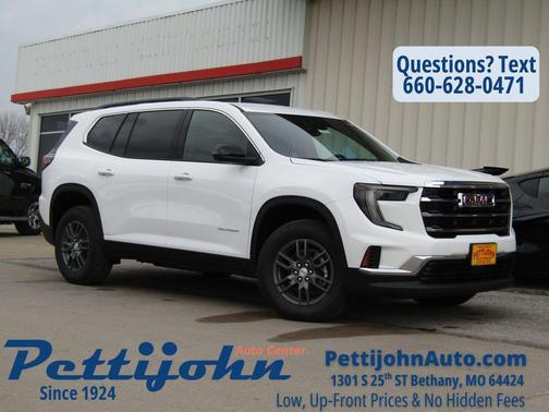 Summit White 2026 GMC Acadia Elevation AWD