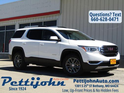 Summit White 2018 GMC Acadia SLT-1