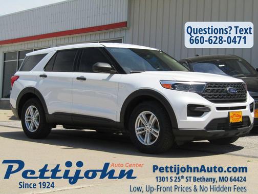Oxford White 2023 Ford Explorer Base