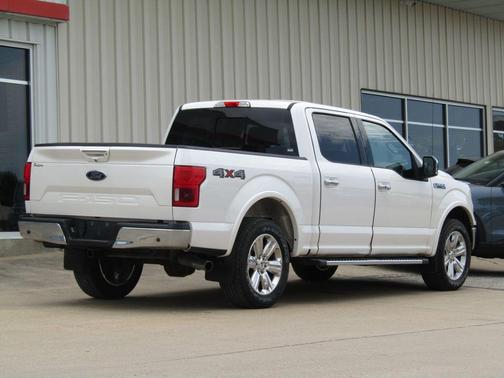 White Platinum Metallic Tri-Coat 2018 Ford F-150 Lariat