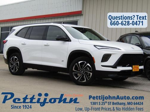Summit White 2025 Buick Enclave Sport Touring