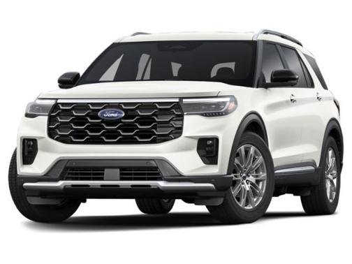 Gray Metallic 2025 Ford Explorer Platinum
