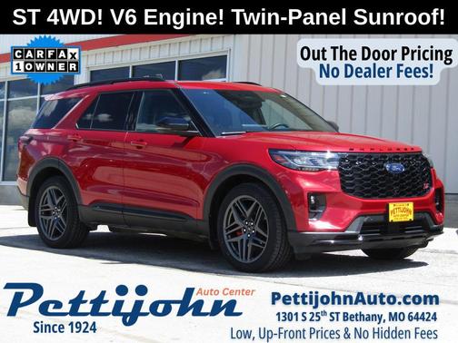 Rapid Red Metallic Tinted Clearcoat 2025 Ford Explorer ST