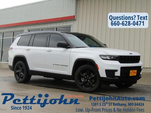 Bright White Clearcoat 2024 Jeep Grand Cherokee L Altitude