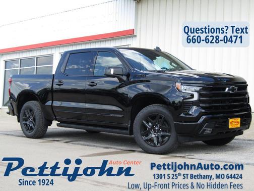 Black 2026 Chevrolet Silverado 1500 High Country