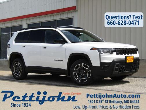 Bright White Clearcoat 2026 Jeep Cherokee Limited