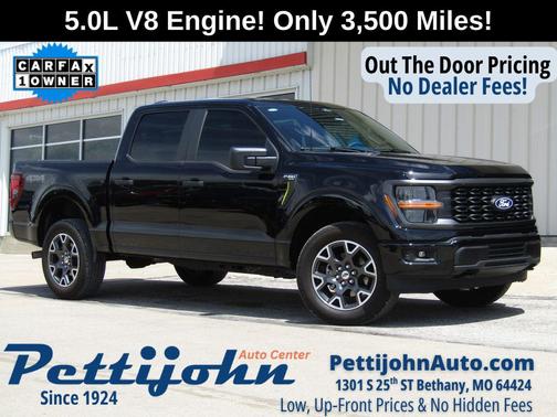 Agate Black Metallic 2025 Ford F-150 STX