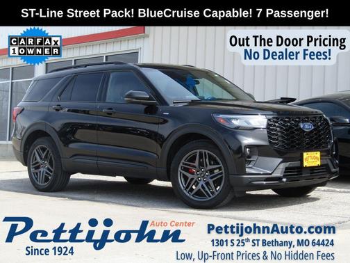Black Metallic 2025 Ford Explorer ST-Line