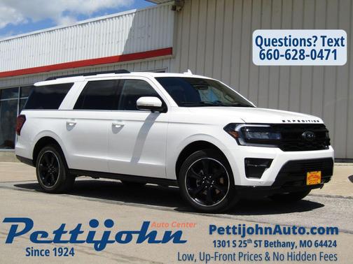 Star White Metallic Tri-Coat 2022 Ford Expedition Max Limited