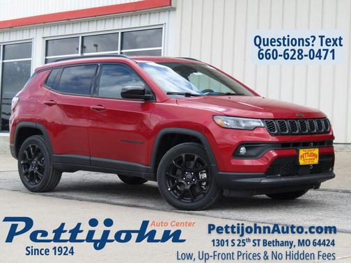 Red Hot Pearlcoat 2026 Jeep Compass Latitude